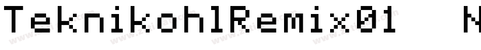 TeknikohlRemix01  Normal字体转换